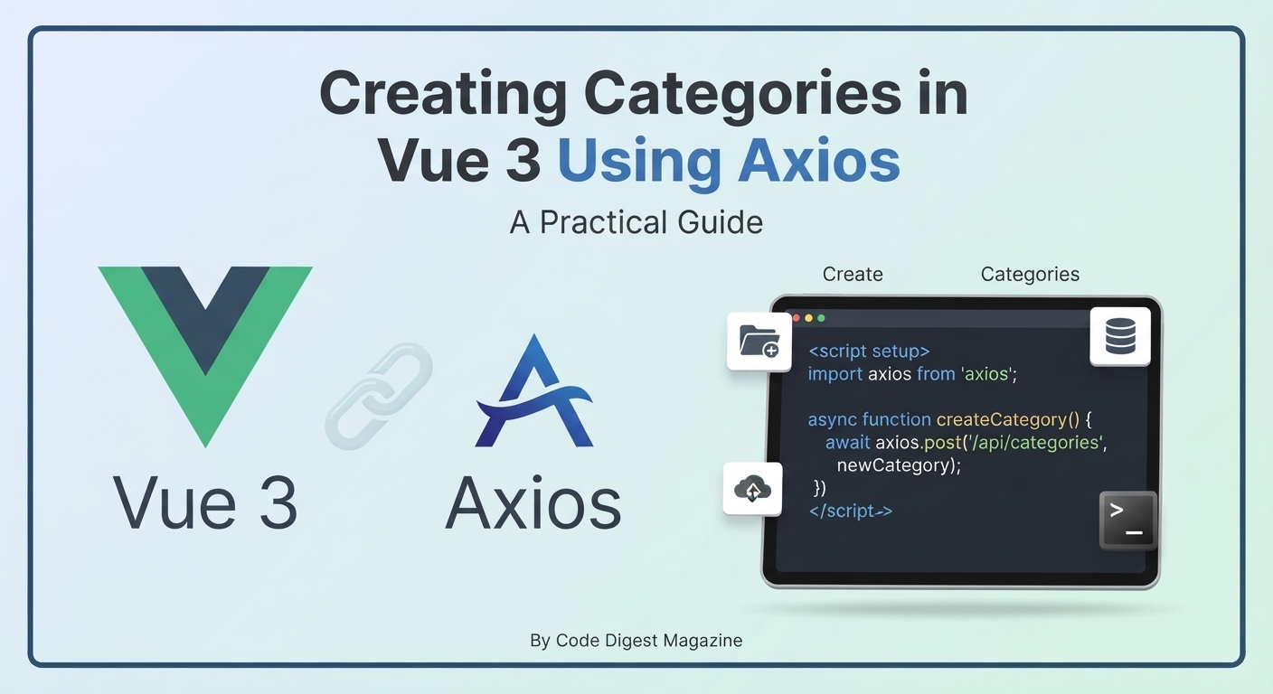 Creating Categories in Vue 3 Using Axios: A Practical Guide