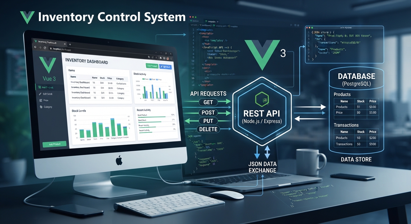 Integrating a Vue 3 Frontend with a REST API: Building an Inventory Control System