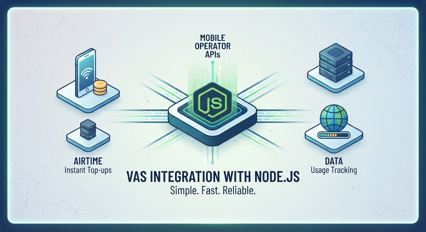 Integrating VAS Services for Airtime and Data with Node.js